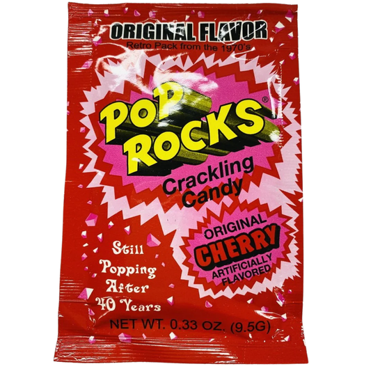 Pop Rocks Cherry Popping Candy .33oz 24ct