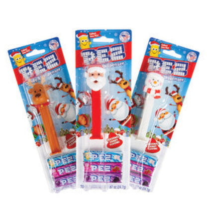 Christmas Holiday Pez Dispenser & Refill Candy 0.87oz - 12ct