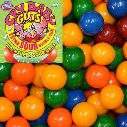 Cry Baby Guts Gum Balls Bulk -  850ct