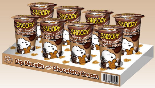 Snoopy Chocolate Cream Dip Biscuits 1.13oz 48ct