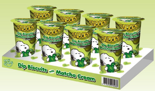Snoopy Matcha Cream Dip Biscuits 1.13oz 48ct