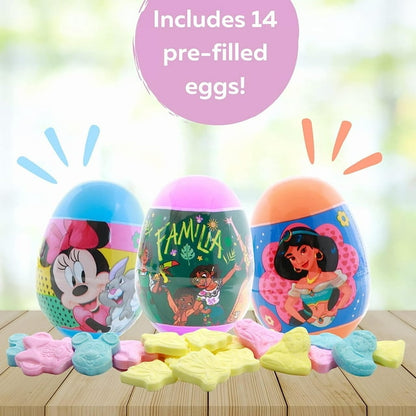 Disney Plastic Easter Eggs with Candy 2.82oz - 12ct