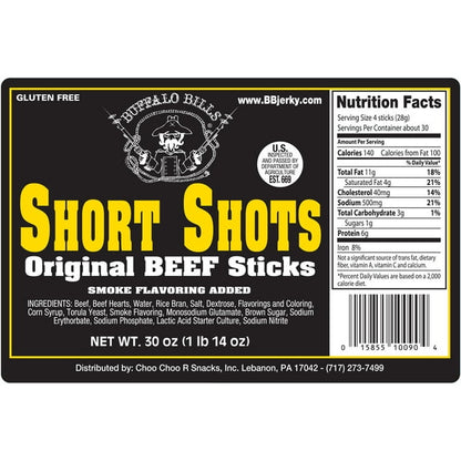 Buffalo Bill's Short Shots Org. Mild 30oz - 120ct