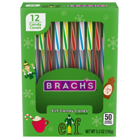 Brach's ELF Candy Canes 5.3oz - 12ct