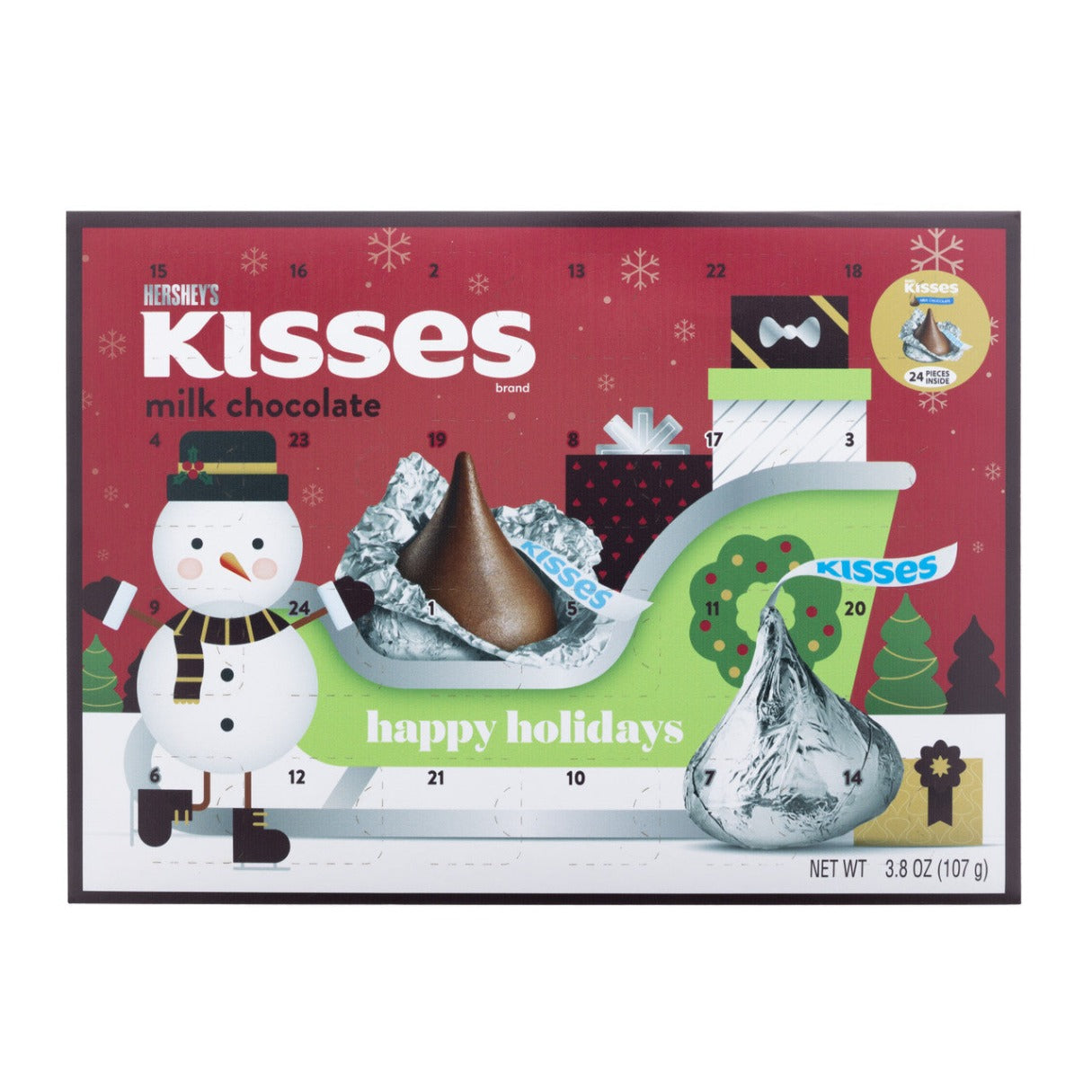 Hershey's Kisses Advent Calendar Case 3.8oz 6ct I Got Your Candy