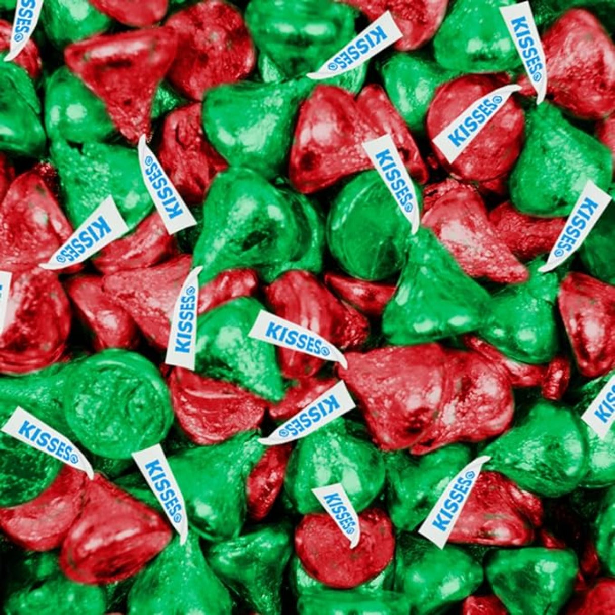 Hershey's Kisses Holiday Red & Green Case - 25lb