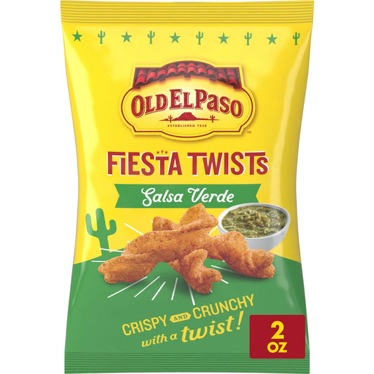 Old El Paso Salsa Verde Fiesta Twists  2oz - 12ct