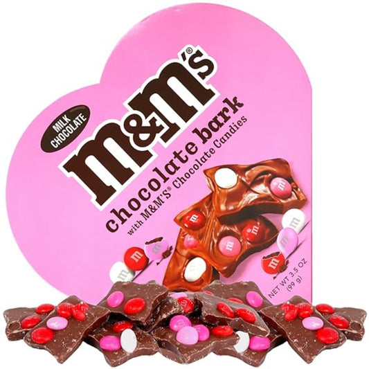 M&M's Bark Valentine's Day Heart Box 3.5oz - 6ct