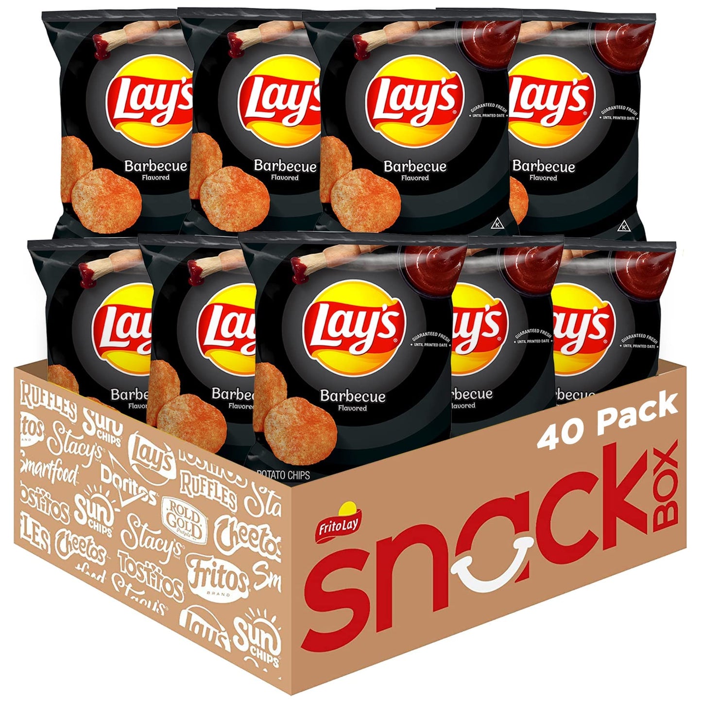 Lay's Barbecue Potato Chips 1oz - 50ct