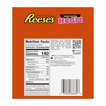 Reese's Peanut Butter Heart Box 5oz - 6ct