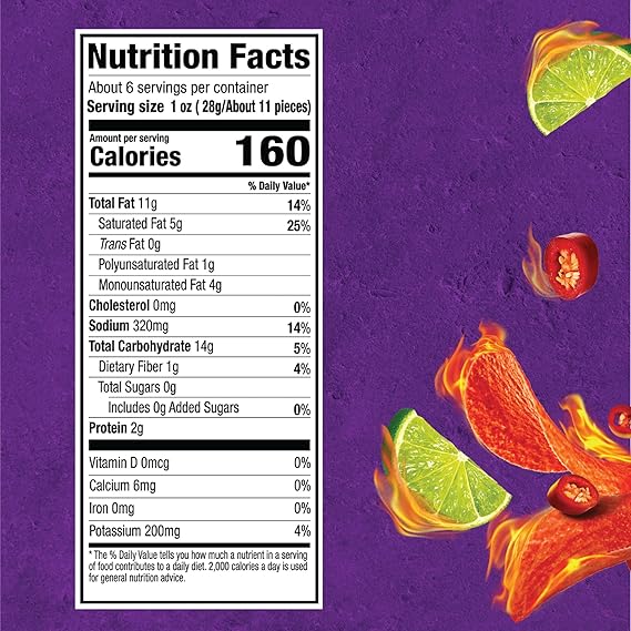 Takis Fuego Crisps 5.5oz - 12ct