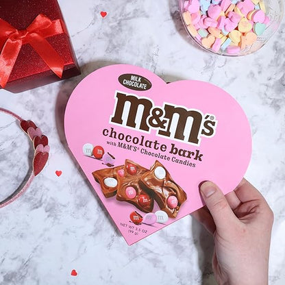 M&M's Bark Valentine's Day Heart Box 3.5oz - 6ct