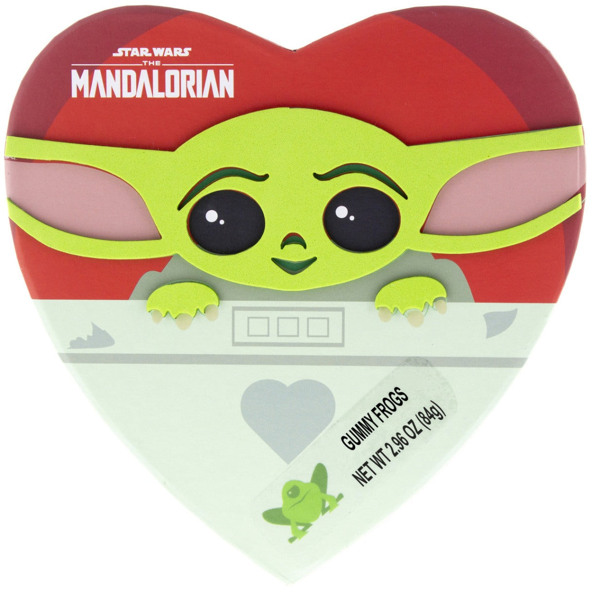 Star Wars The Mandalorian Heart Box with Gummies 2.96oz - 6ct