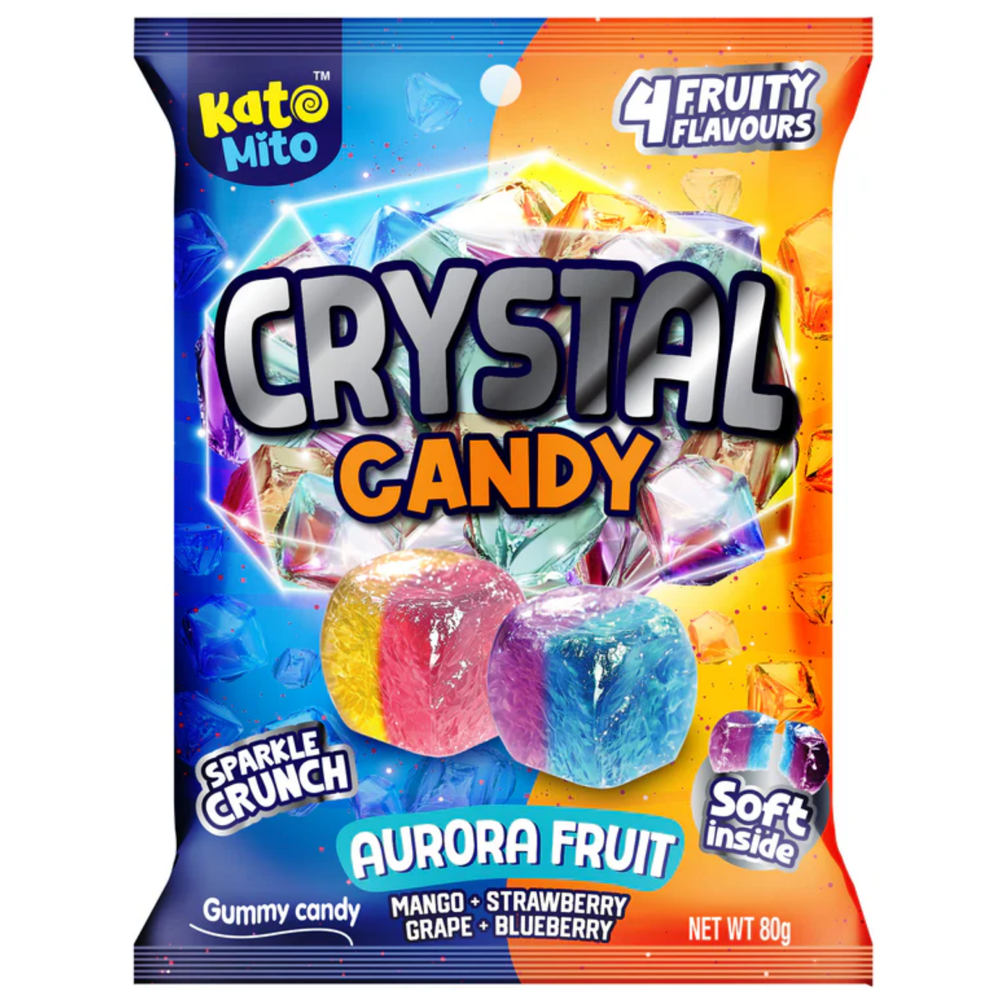 Crystal Candy Aurora Fruit Peg Bag 3oz 12ct