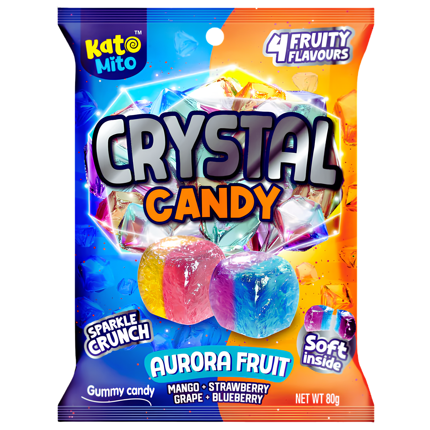 Crystal Candy Aurora Fruit Peg Bag 3oz 12ct