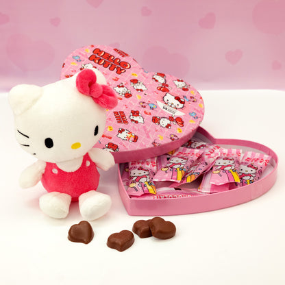 Valentine's Hello Kitty Plush with Heart 2.96oz - 3ct