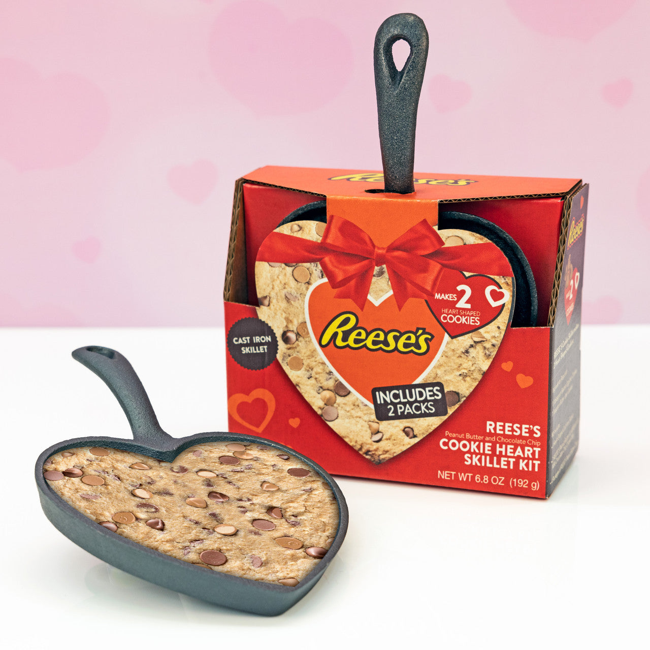 Reese's Heart Shape Cookie Skillets  6.8oz - 4ct