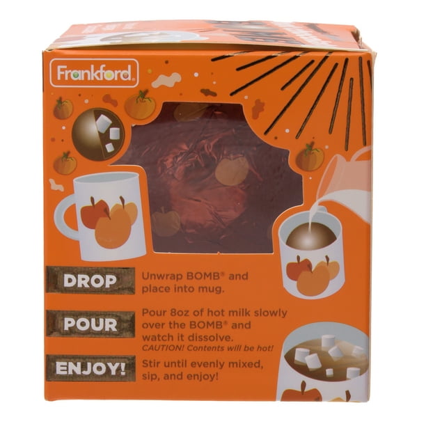 Frankford Hot Chocolate Bomb Pumpkin Spice 1.6oz - 12ct