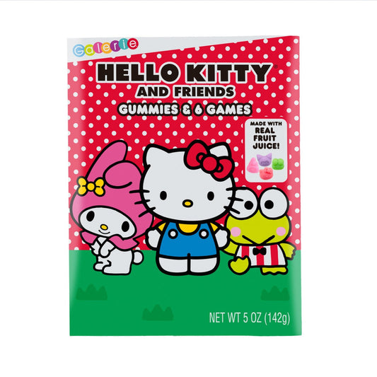 Hello Kitty Gummy & Games Snack and Activity Box 5oz