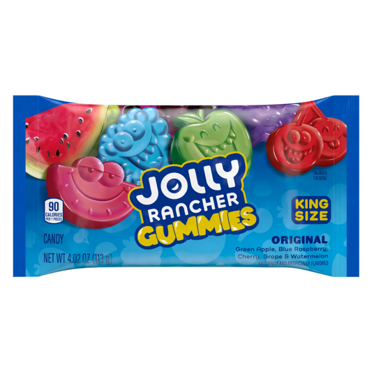 Jolly Rancher Original Gummies King Size 4.02oz - 12ct