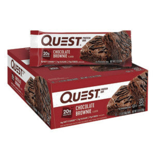 Quest Chocolate Brownie Protein Bar 2.12oz - 12ct