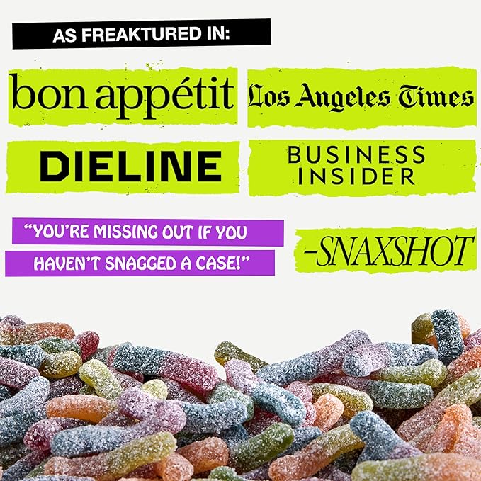 Rotten Sour Gummy Worms 1.8oz - 8ct