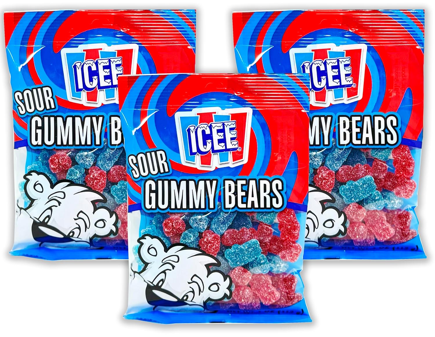 Koko's Icee Sour Gummy Bears 3.98oz - 12ct – I Got Your Candy