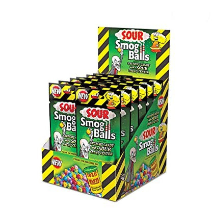 Toxic Waste Sour Smog Balls Candy 3oz - 12ct