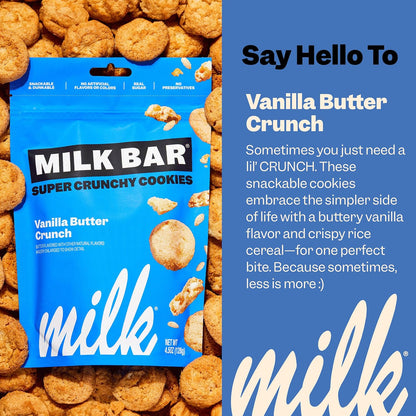 Milk Bar Vanilla Butter Crunch Cookies 4.5oz - 12ct