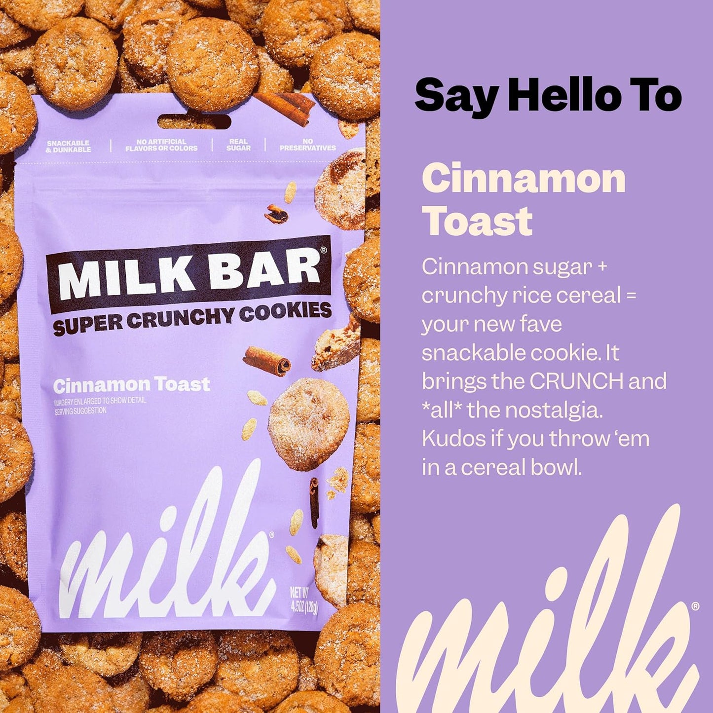 Milk Bar Cinnamon Toast Cookies 4.5oz - 12ct