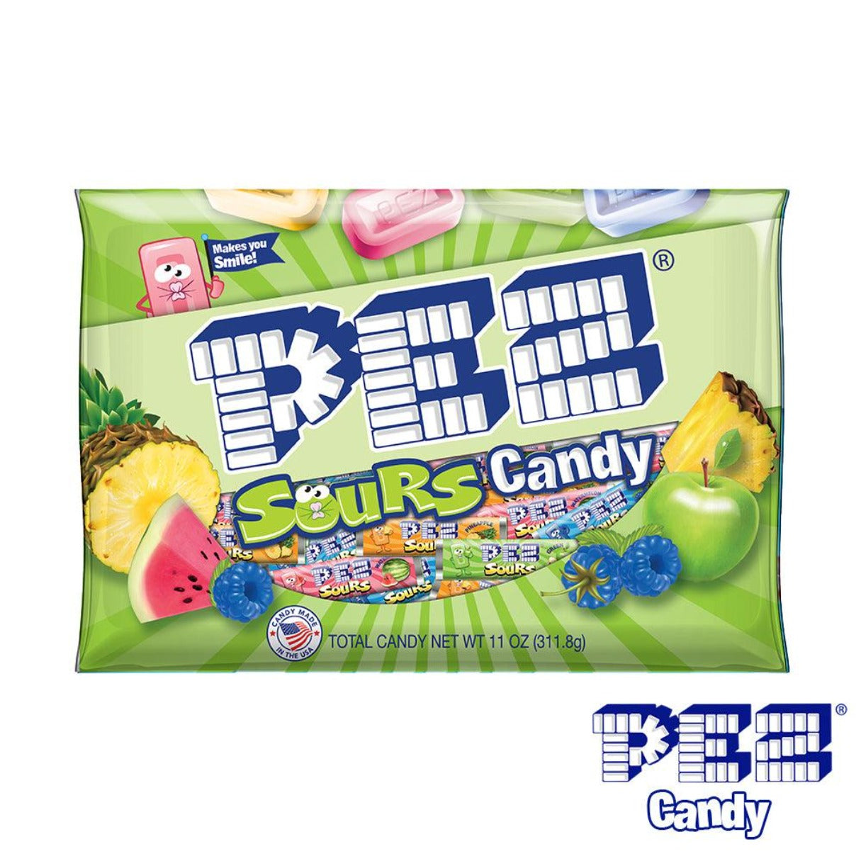 Pez Assorted Sour Refills  11oz - 12ct