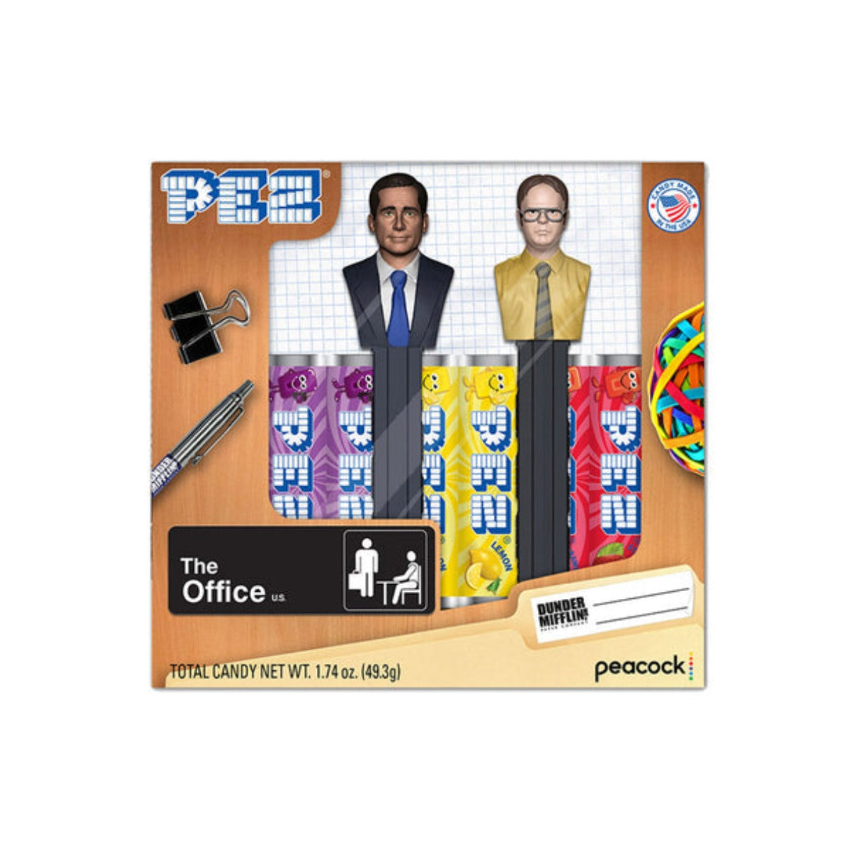Pez The Office Twin Pack  1.74oz - 12ct
