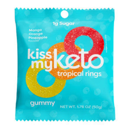 Kiss My Keto Tropical Rings Gummies 1.76oz - 96ct