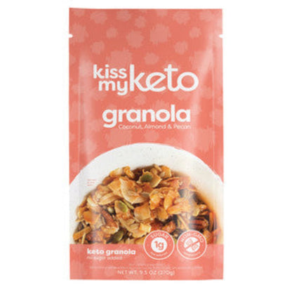 Kiss My Keto Coconut, Almond, & Pecan Granola 9.5oz - 6ct