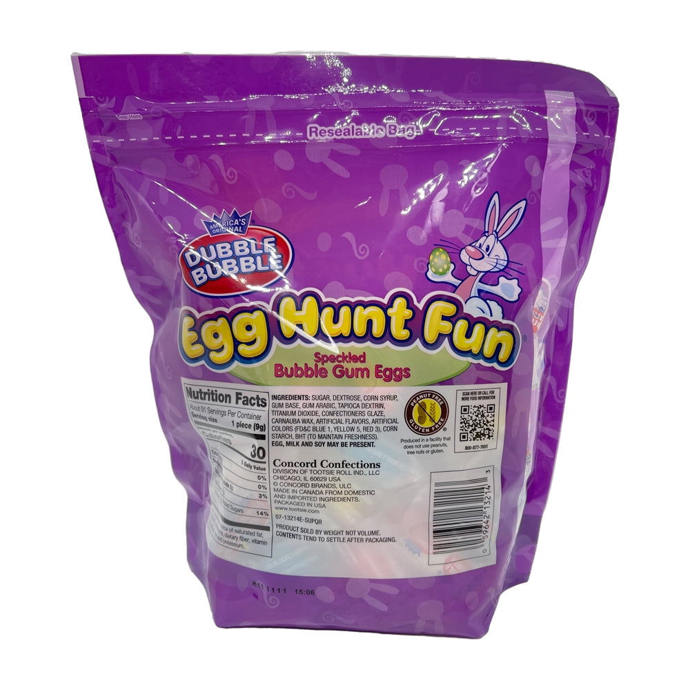 Dubble Bubble Egg Hunt Fun Candy - 12ct