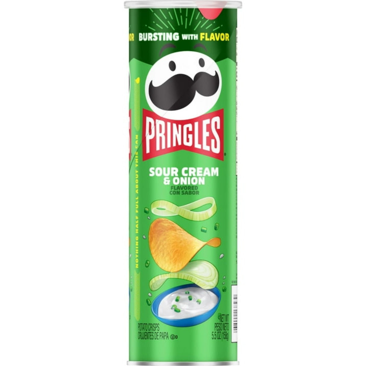 Pringles Sour Cream and Onion Potato Crisps 5.5 oz - 14ct