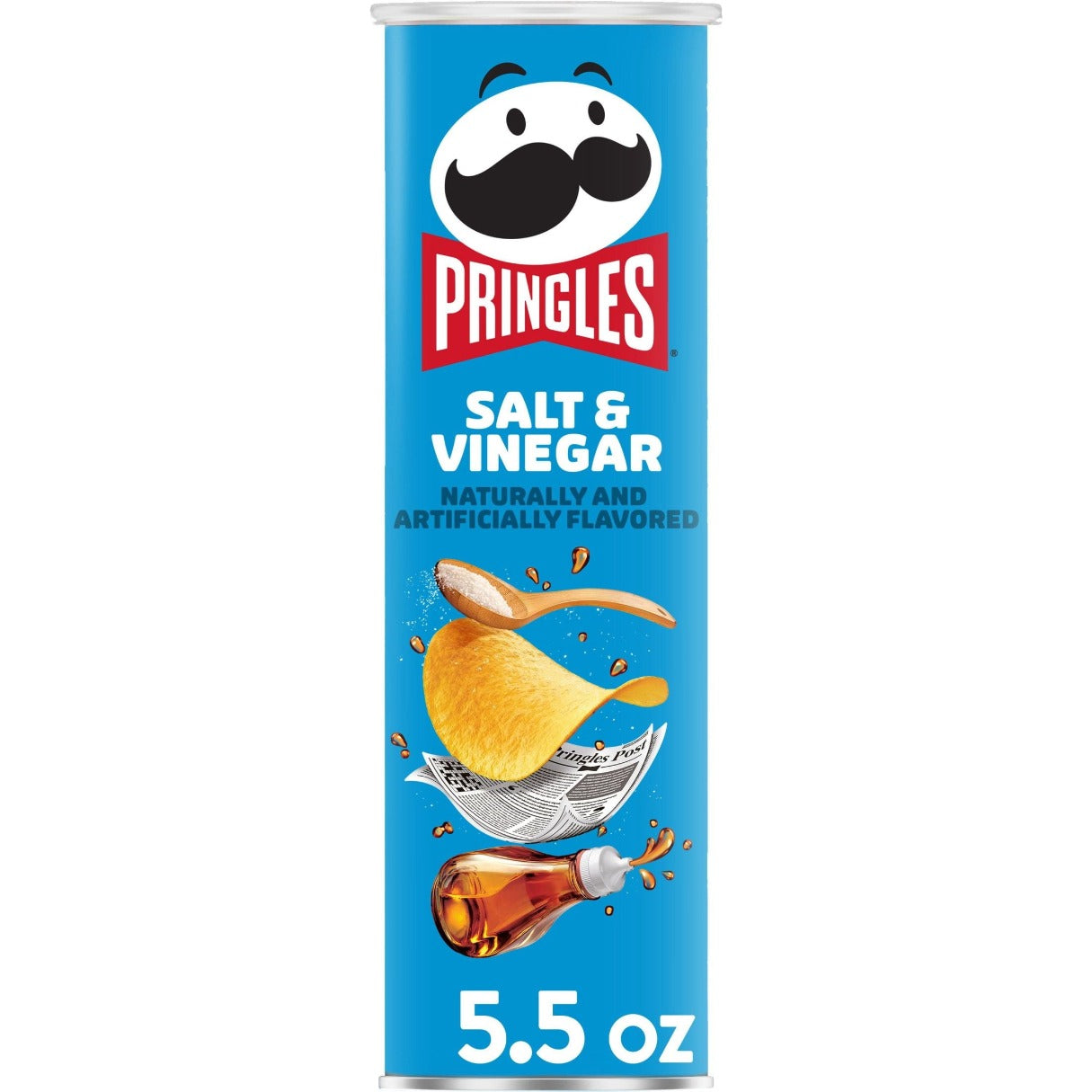 Pringles Salt & Vinegar Crisps 5.5oz - 14ct