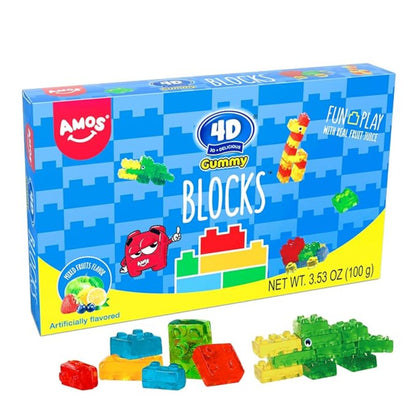 Amos 4D Gummy Blocks Theater Box 3.53oz - 12ct