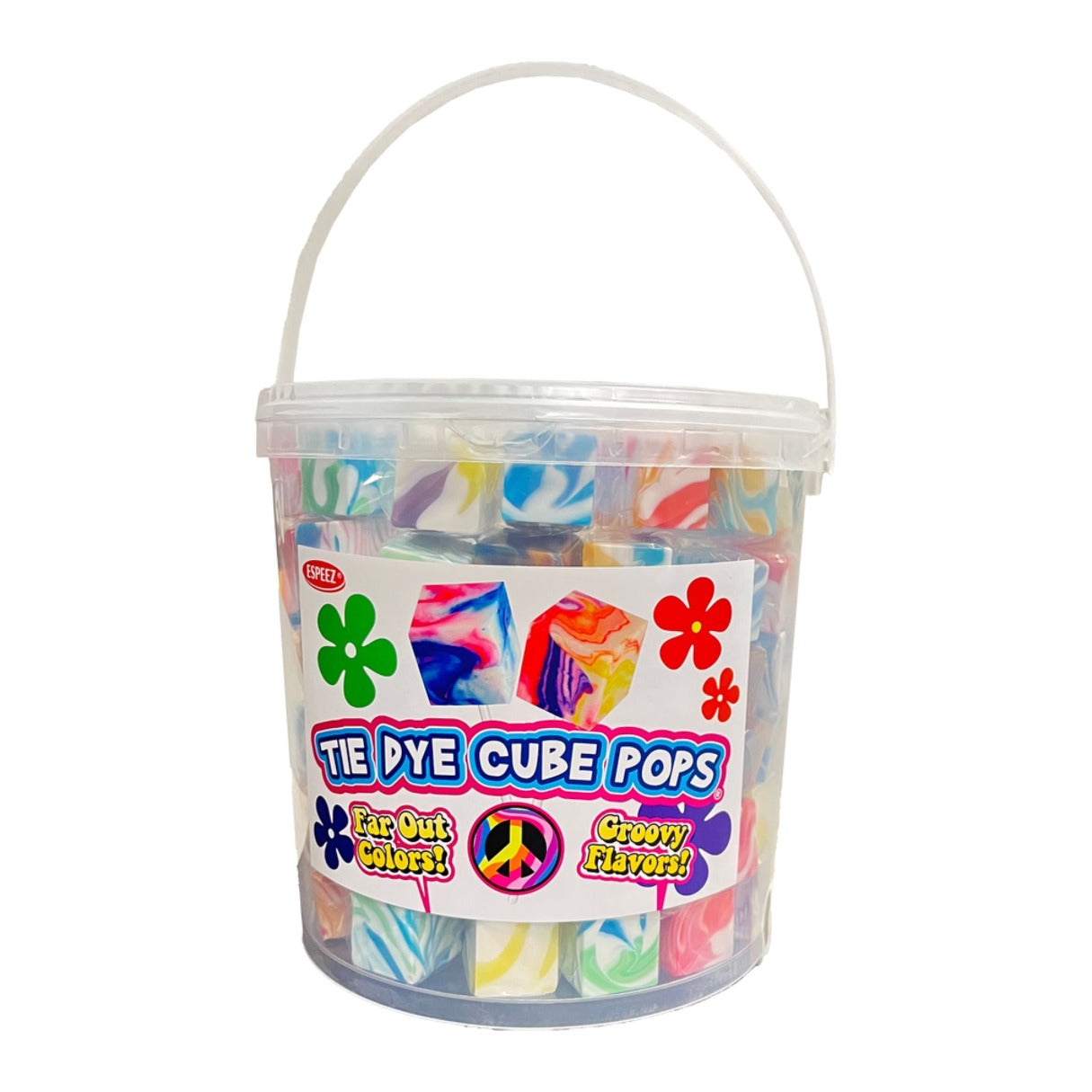 Espeez Cube Pops Tie Dye Jar - 100ct
