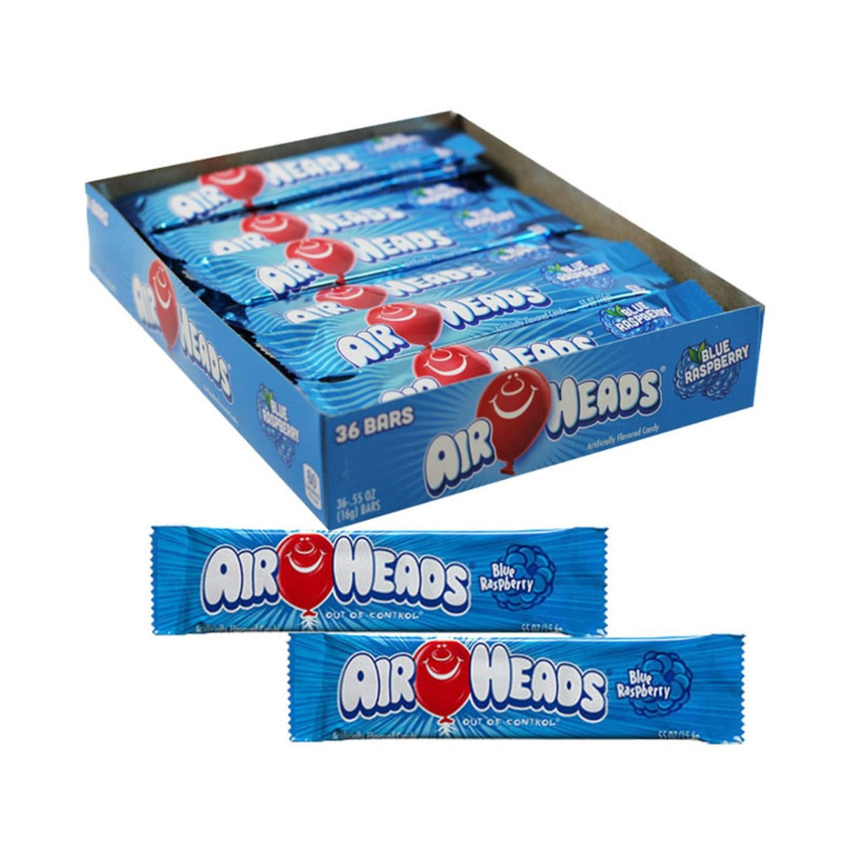 Air Heads Taffy Blue Raspberry - 36ct – I Got Your Candy