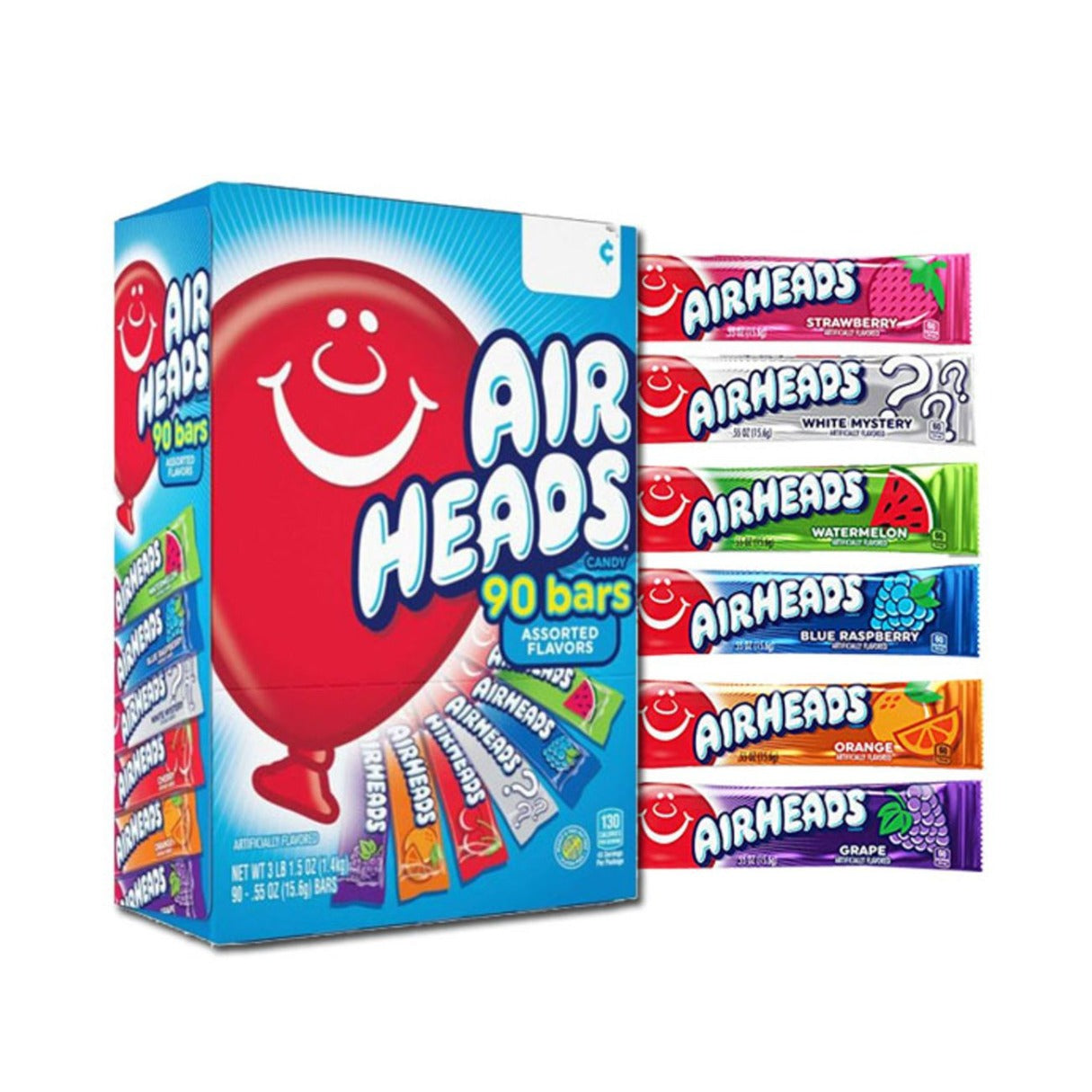 Airheads Assorted 0.55oz - 90ct