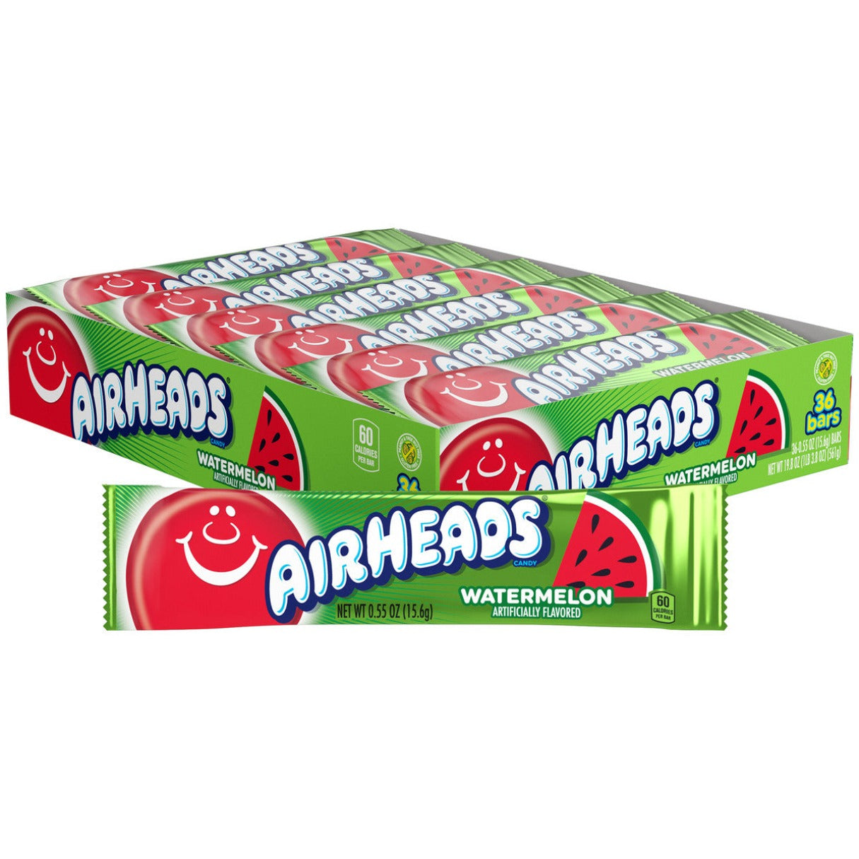 Airheads Taffy Watermelon 0.55oz - 36ct – I Got Your Candy