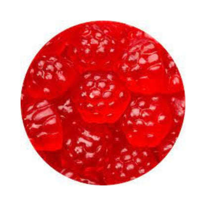 Albanese Gummi Raspberry Berry Red Bulk  5lb