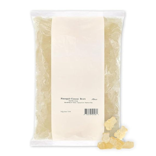 Albanese World's Best Pineapple Gummi Bears - 5lb