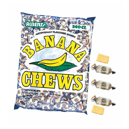 Albert's Banana Chews Candy 21.2oz - 3ct
