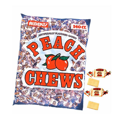 Albert's Peach Chews Candy 21.2oz - 3ct