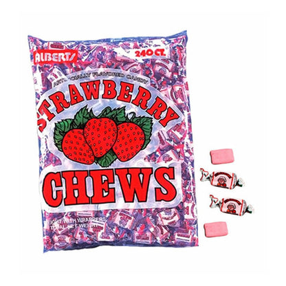 Albert's Strawberry Chews Candy 21.2oz - 3ct