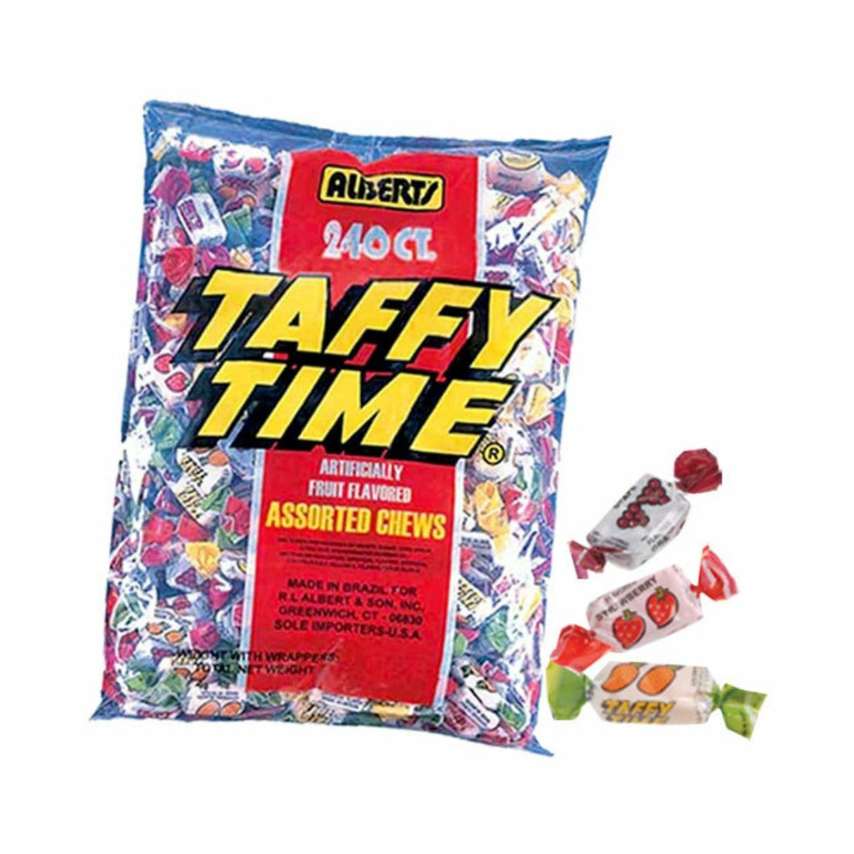 Albert's Taffy Time Chews Candy 21.2oz -  3ct