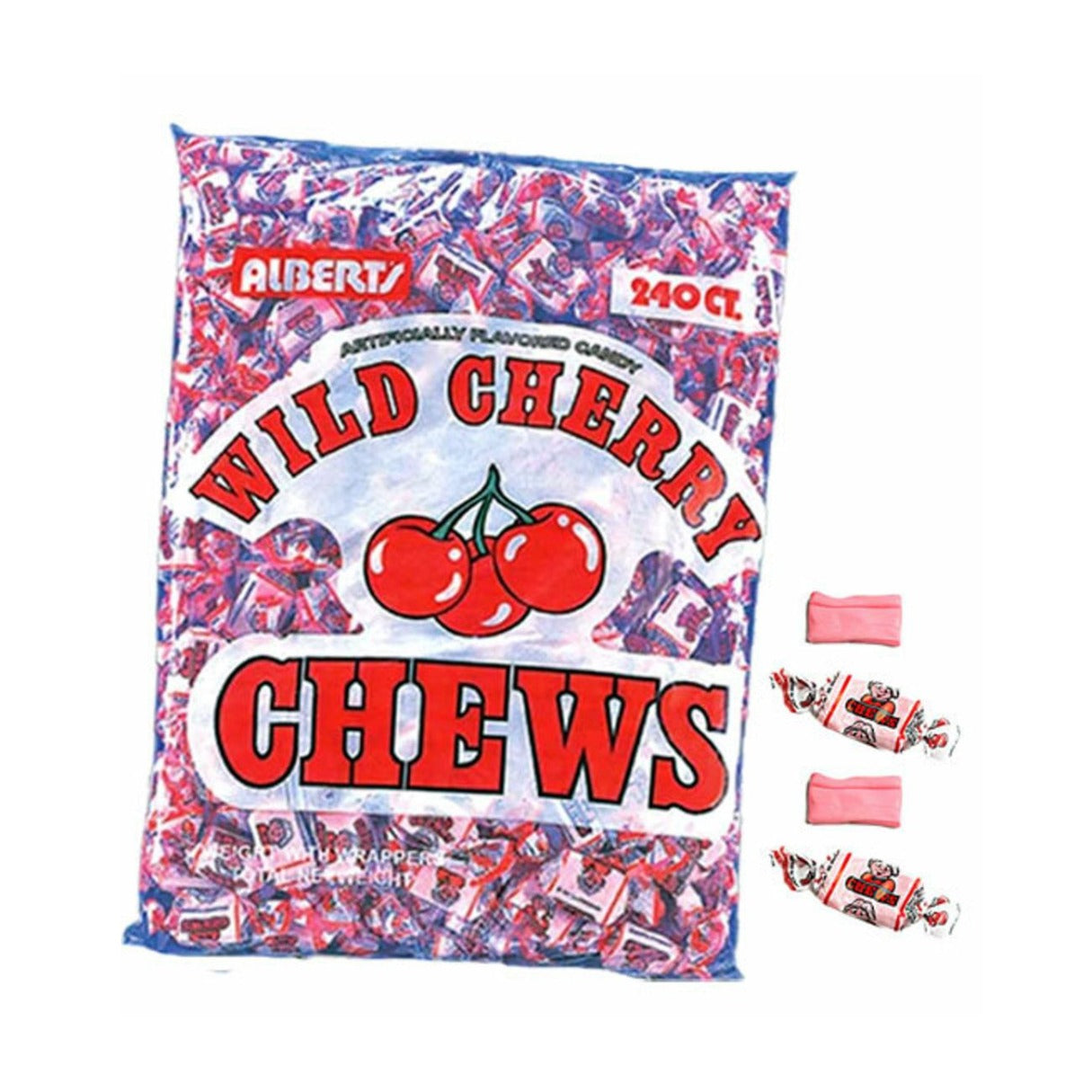 Albert's Wild Cherry Chews Candy 21.2oz - 3ct