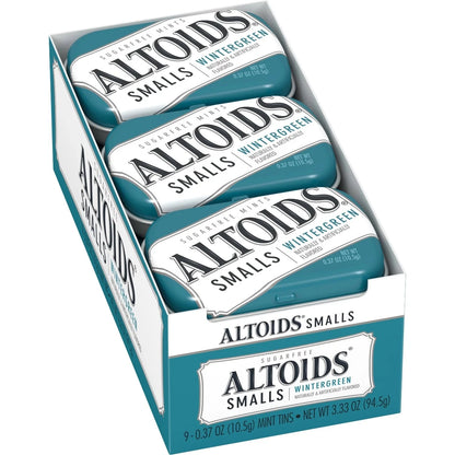 Altoids Small Sugar Free Mints Wintergreen 0.37oz - 9ct